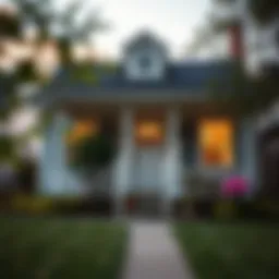 Charming exterior of a foreclosed home