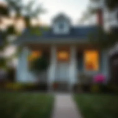 Charming exterior of a foreclosed home