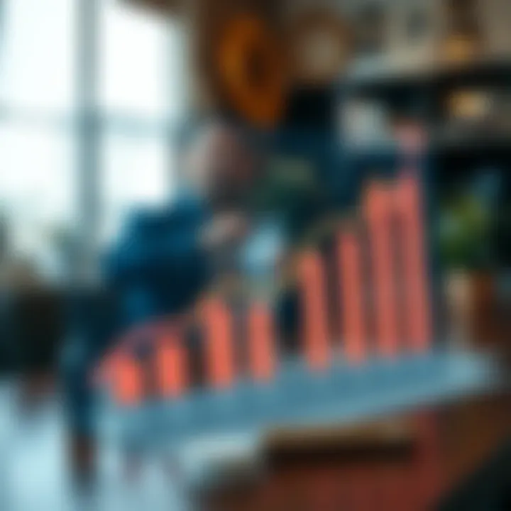 Visual representation of retirement savings growth