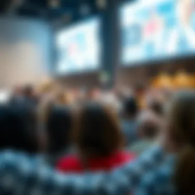 Building Audience Engagement and Community Visual representation of audience engagement and community building