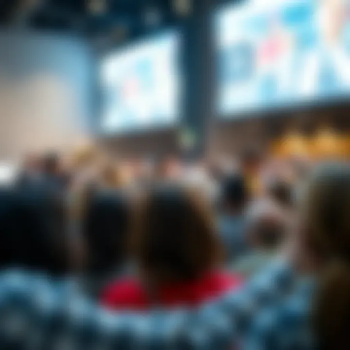 Building Audience Engagement and Community Visual representation of audience engagement and community building