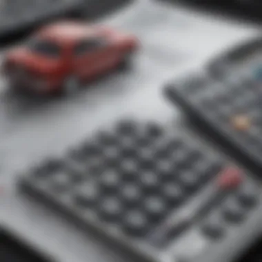 A close-up of a calculator and budget plan, highlighting smart budgeting strategies.