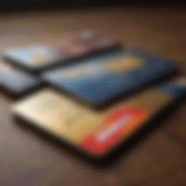 Comparison chart of different credit card types