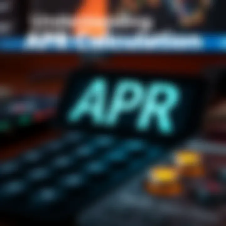 Visual representation of APR calculation