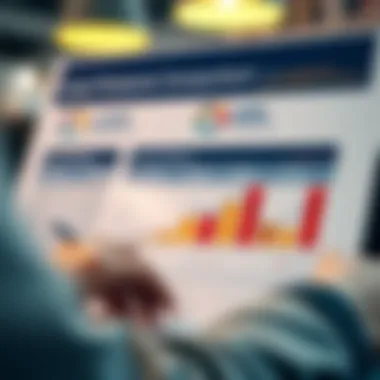 Comparative analysis chart of different loan products