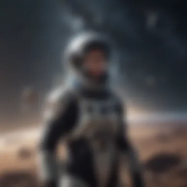 The Future of Space Travel and Colonization An artistic depiction of the future of space travel and colonization