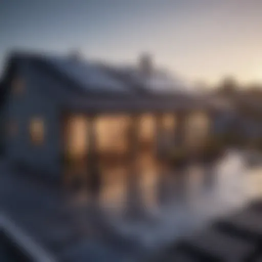 Solar panels installed on a modern home rooftop