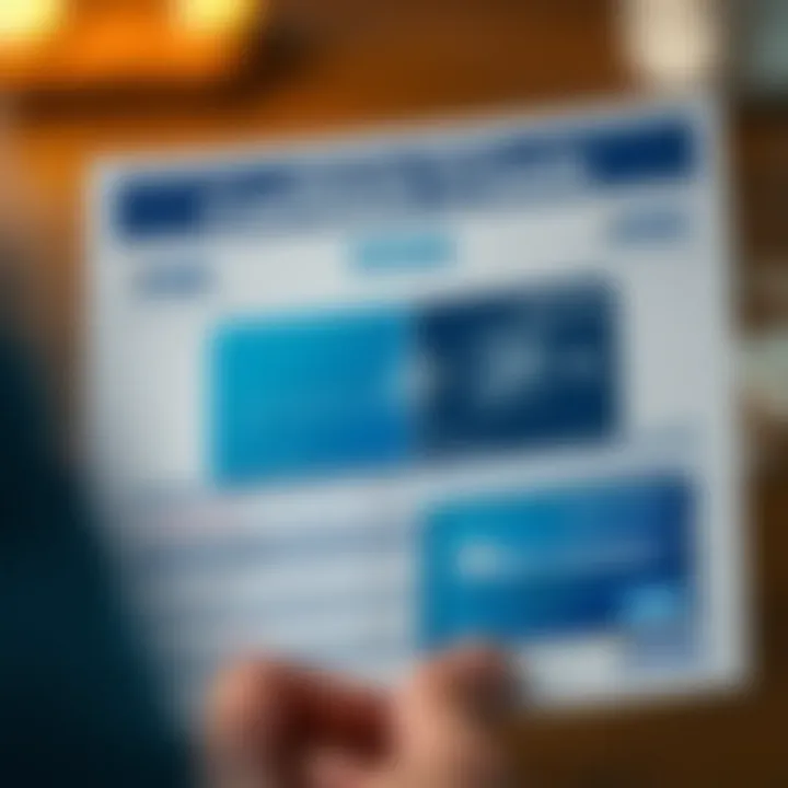 Comparison chart of credit cards with cashback benefits