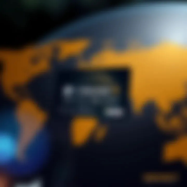 A map indicating global acceptance of the Discover It Card