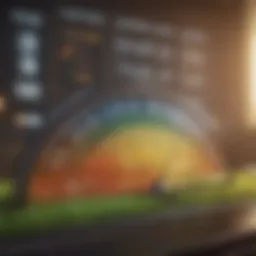 Illustration of credit score factors