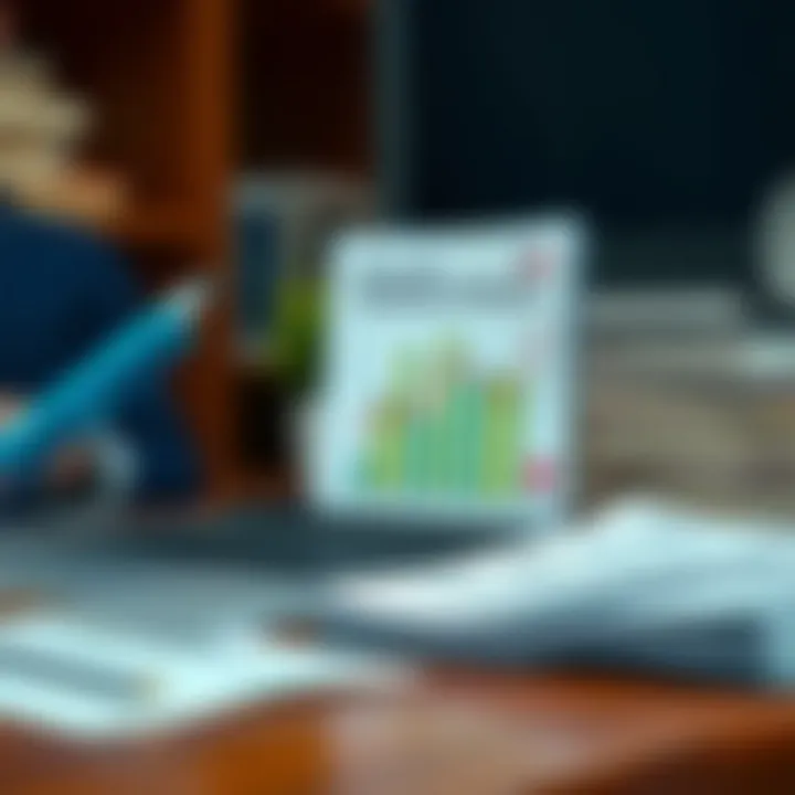 Illustration of financial record management