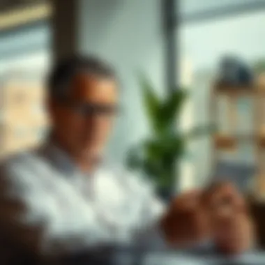 A financial expert analyzing credit card fees and interest rates