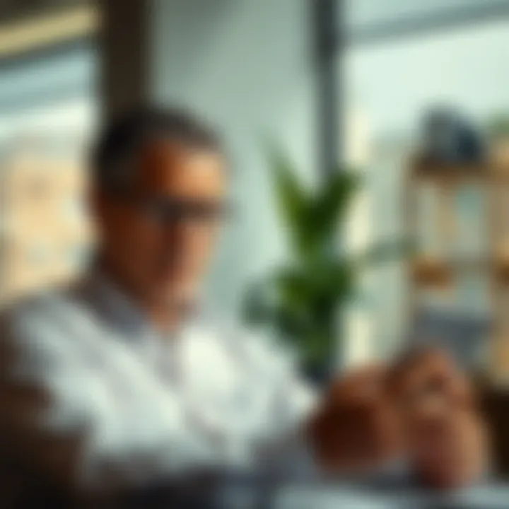 A financial expert analyzing credit card fees and interest rates