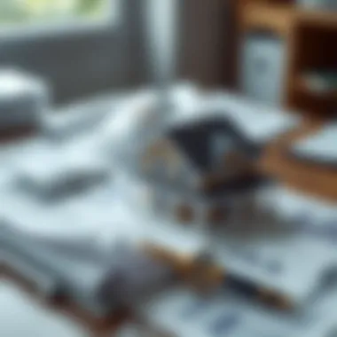 Planning for Success: Renovation and Financial Strategy Model of a house with renovation plans and financial documents