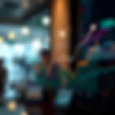 Graph showing trends in fintech investment apps