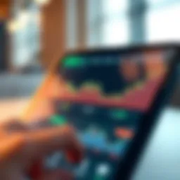 User interface of a popular fintech investment app