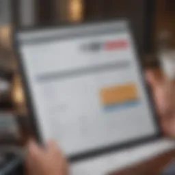 A visual representation of a user-friendly tax application interface