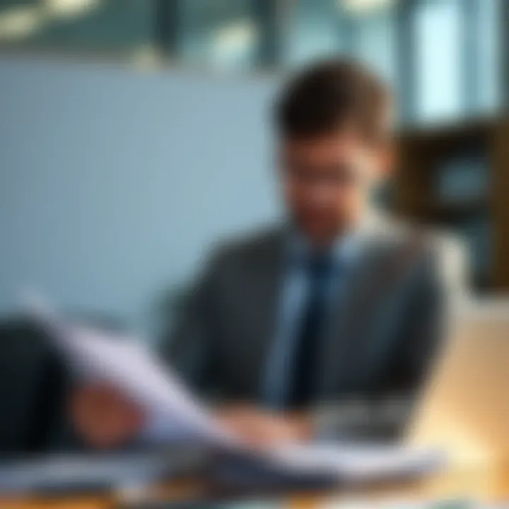 Ensuring Legal Compliance Director reviewing compliance documentation