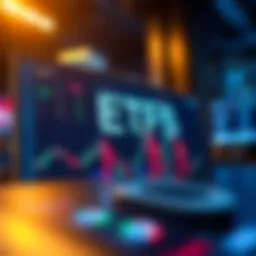 Diverse ETFs on a digital screen