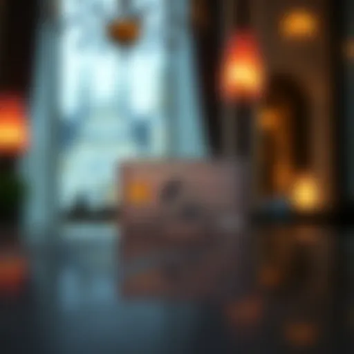 Luxurious ambiance associated with the Amex Platinum Card