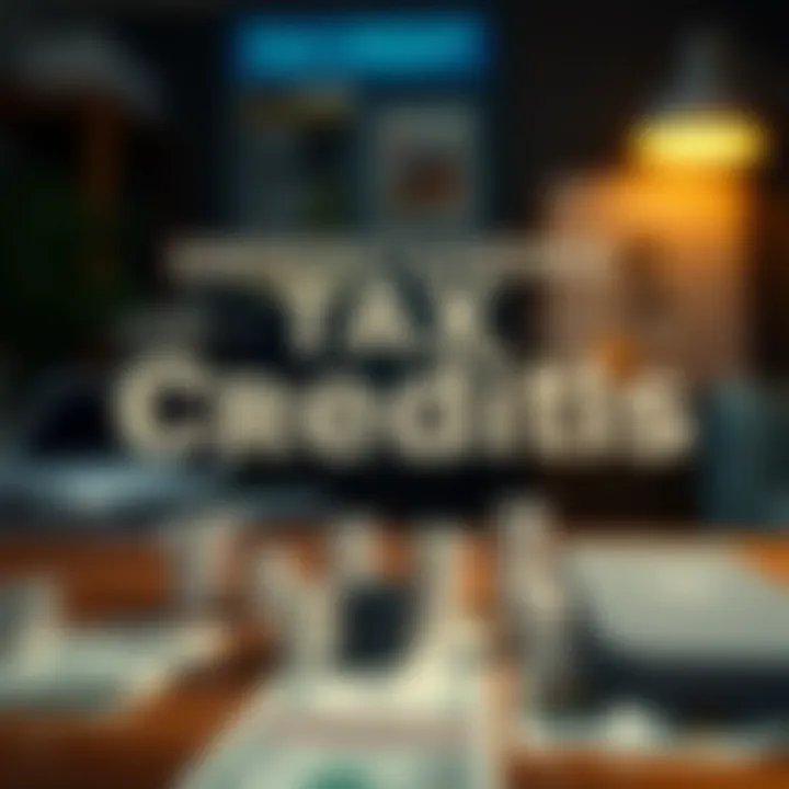 Visual representation of tax credits