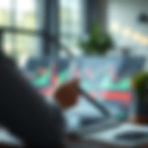 Advanced Stock Chart Analysis Advanced stock chart analysis interface