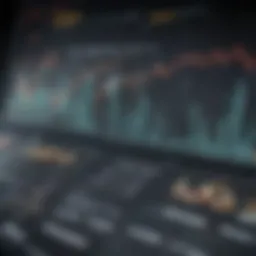 Financial graphs illustrating market trends and analysis