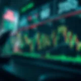 A visual representation of stock market trends