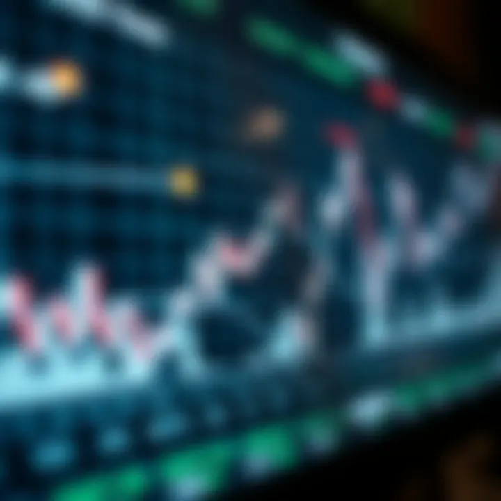 Market Trends Analysis A dynamic graph showcasing stock market trends, symbolizing investment opportunities.