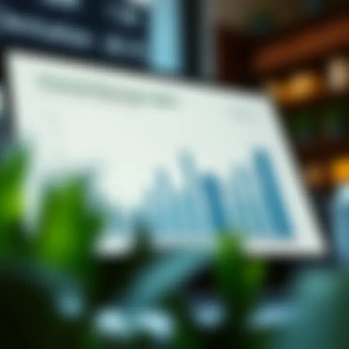 Graph showing financial planning insights derived from using the Mint Budget Tool