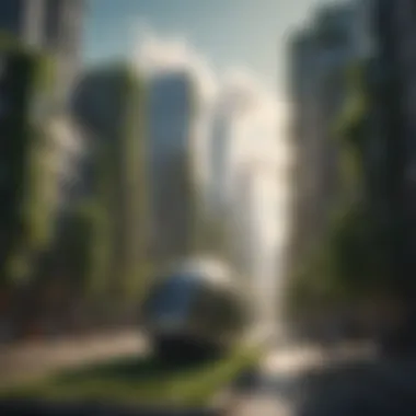 Future of Urban Green Investments A futuristic city powered by green technologies