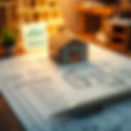 Blueprints and architectural plans for a home renovation