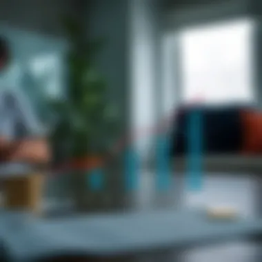 Graph illustrating the impact of interest on loan repayment