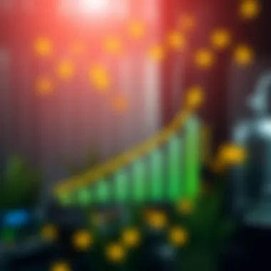 Graph illustrating benefits of emission trading