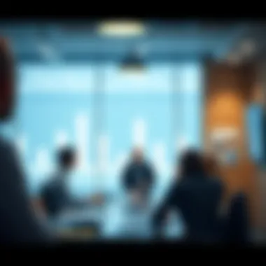 Strategic meeting highlighting business innovation