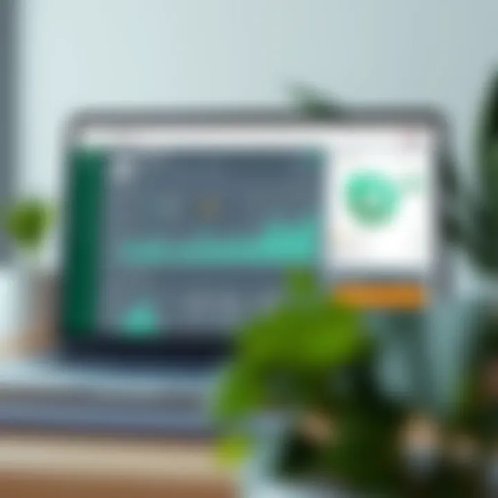 Visual representation of the Mint Budget Tool dashboard showcasing user-friendly layout