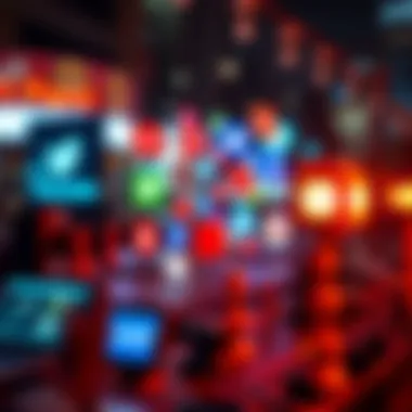 Diverse Social Media Platforms for Monetization An illustration representing diverse social media platforms