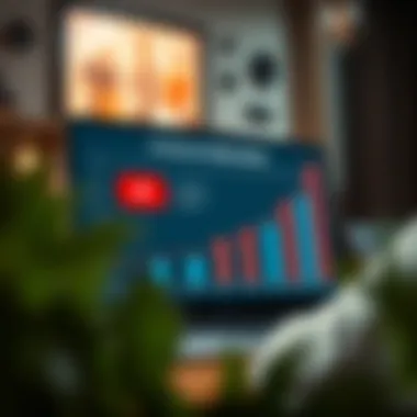 Graph depicting audience growth strategies for YouTube content