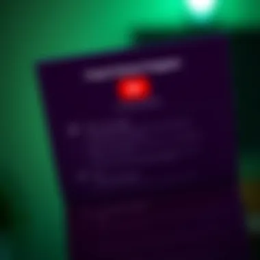 Illustrative checklist of YouTube Partner Program prerequisites