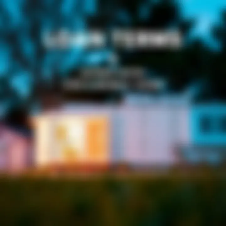 Loan Terms and Interest Rates An infographic illustrating loan terms and interest rates for mobile homes