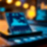 Visual representation of a digital wallet interface