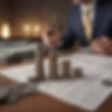 The Art of Strategic Financial Planning Strategic financial planning concept illustration