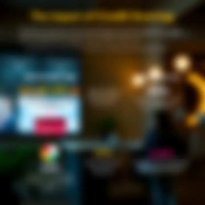 Infographic on credit scoring and its impact