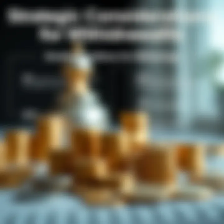 Infographic detailing strategic considerations for retirement withdrawals