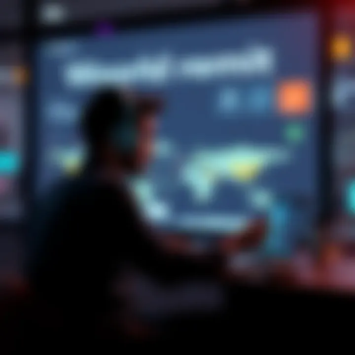 Navigating the World Remit Platform User navigating World Remit platform