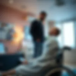 Visual representation of disability insurance concepts