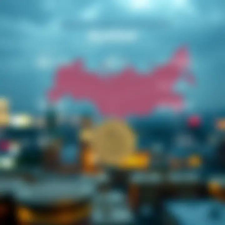 Infographic on regulatory framework for cryptocurrencies in Russia