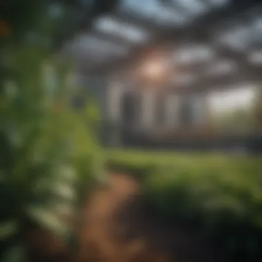 Bioenergy: Bridging Energy Production and Ecosystem Health A close-up view of a bioenergy facility with plants thriving nearby
