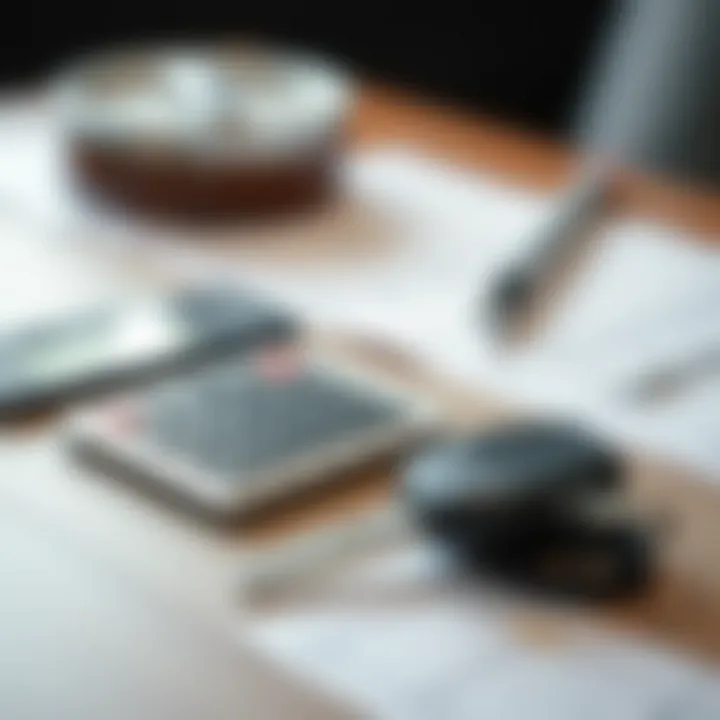A calculator and car keys on a table symbolizing budgeting for car payments