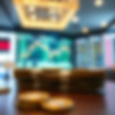 Visual representation of margin loans concept